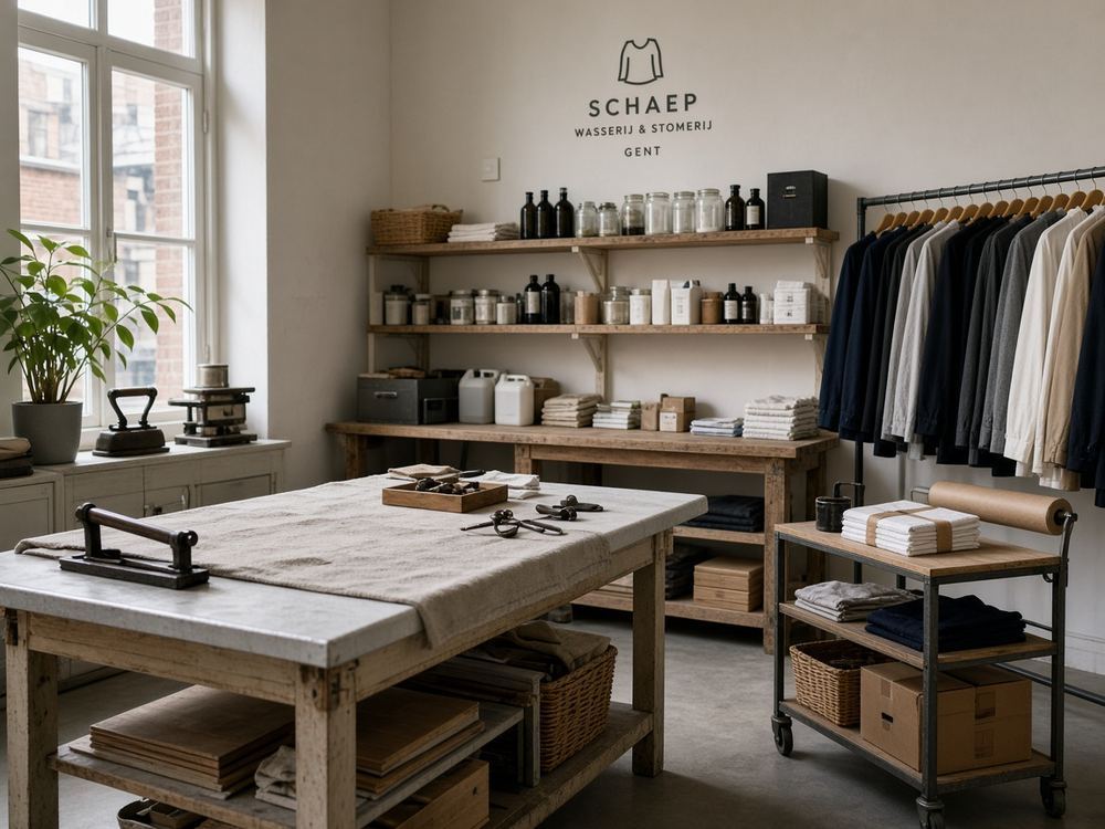 About the Laundry / dry cleaning studio at Handisopra Studio