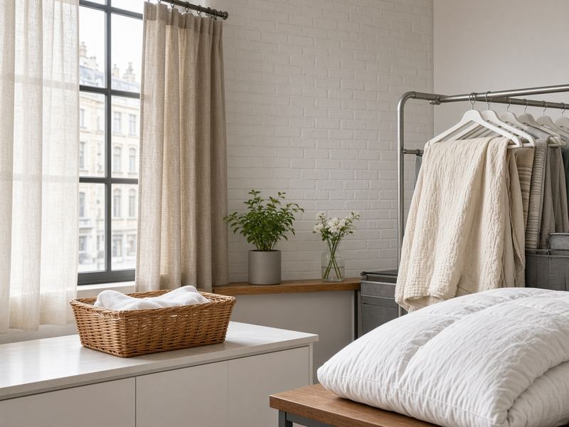 Household textiles at Handisopra Studio
